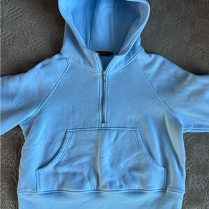 Light Blue Women’s Crop Hoodie medium
